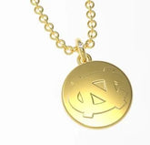 North Carolina Drip Pendant! Silver 14K YG Plating Diamond Accent Pendant With Chain